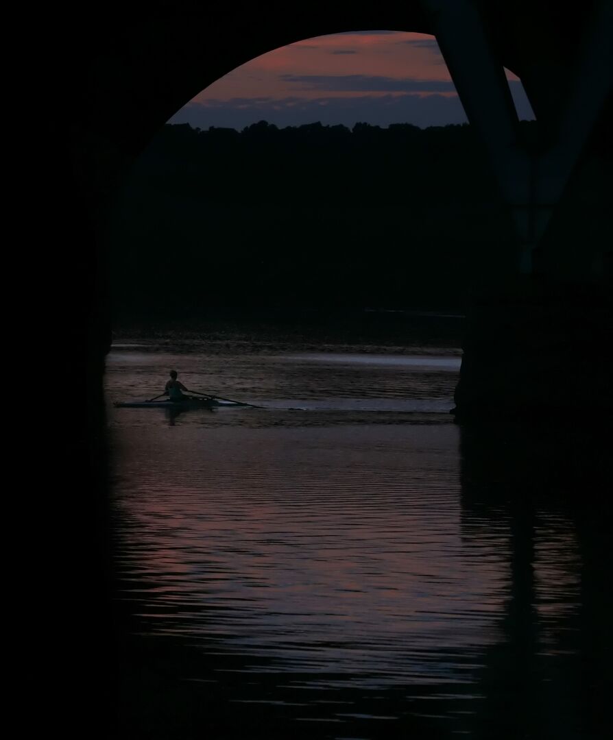 Rowing on the Schuylkill River