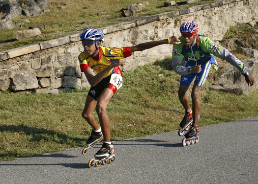 Rollerblading in Fairmount Park