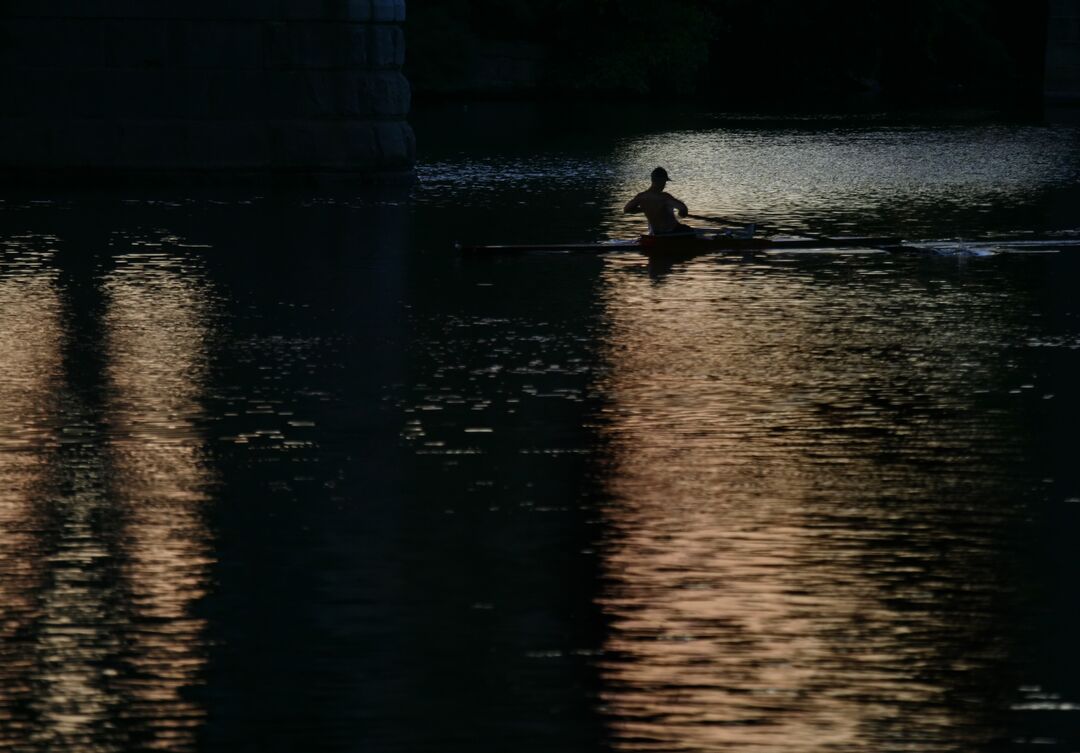 Rowing on the Schuylkill River