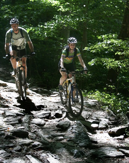 Mountain Biking along the Wissahickon