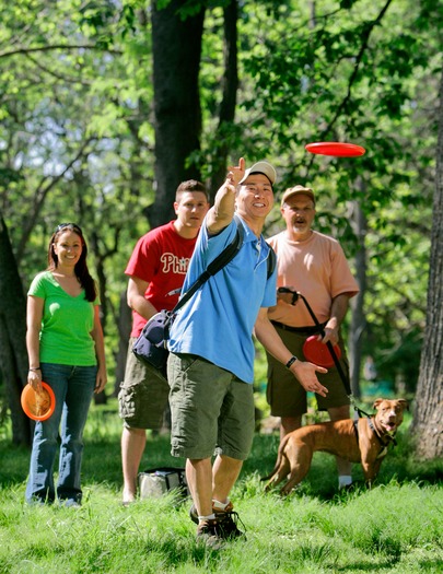 Disc Golf in Fairmount Park