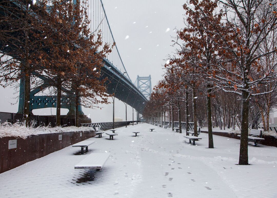 Race Street Pier Snow