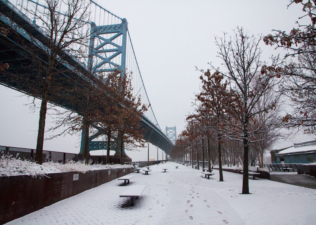 Race Street Pier Snow