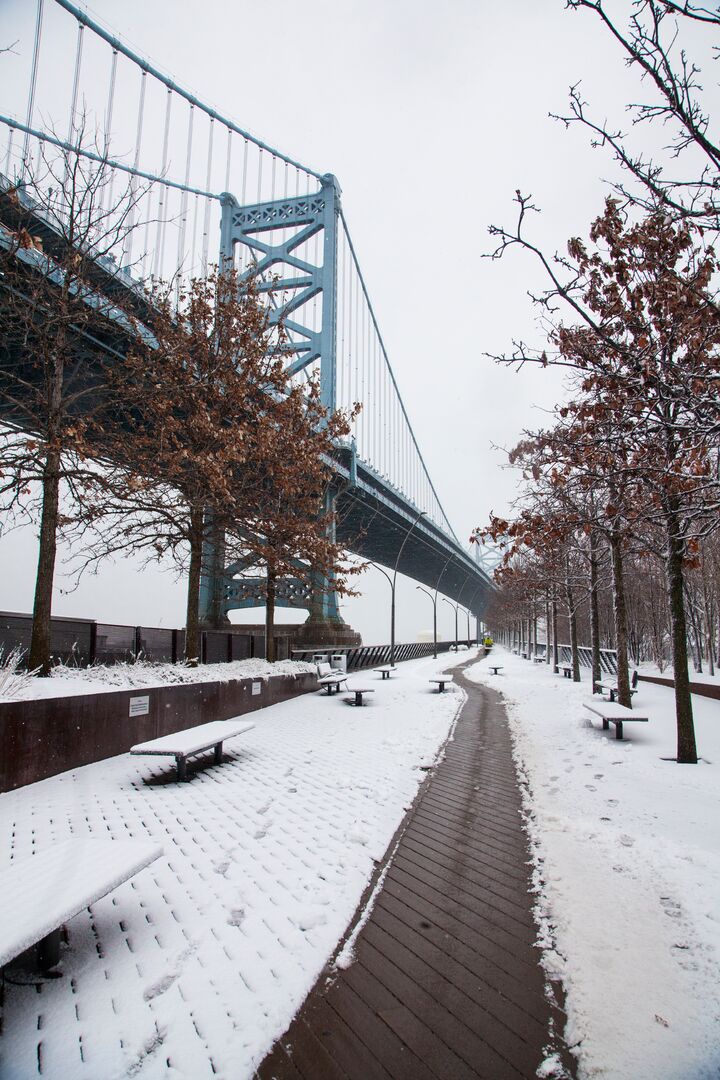 Race Street Pier Snow