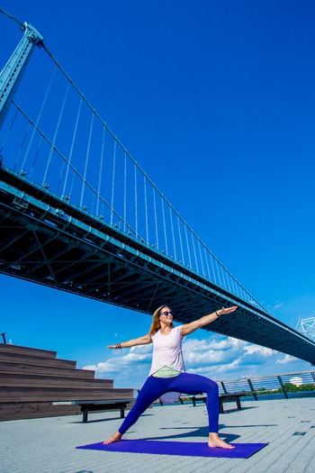 Yoga on Race Street Pier