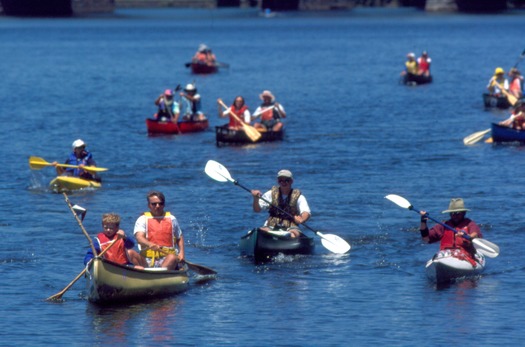 Boating on the Schuylkill River