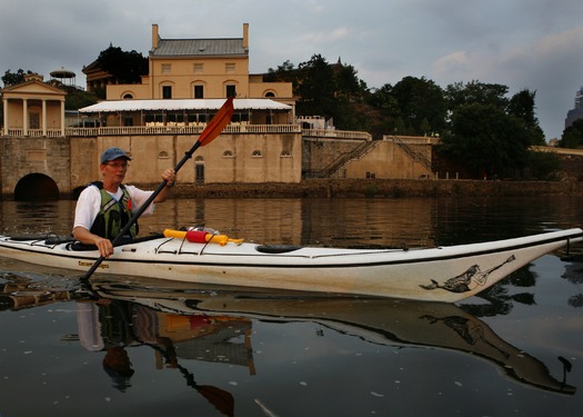 Kayaking on the Schuylkill River