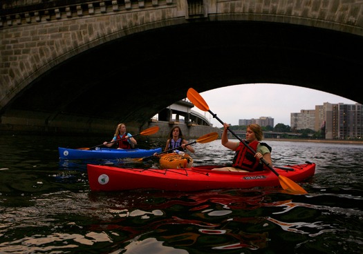 Kayaking on the Schuylkill River