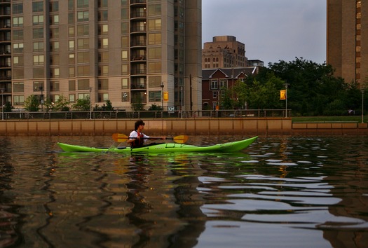 Kayaking on the Schuylkill River