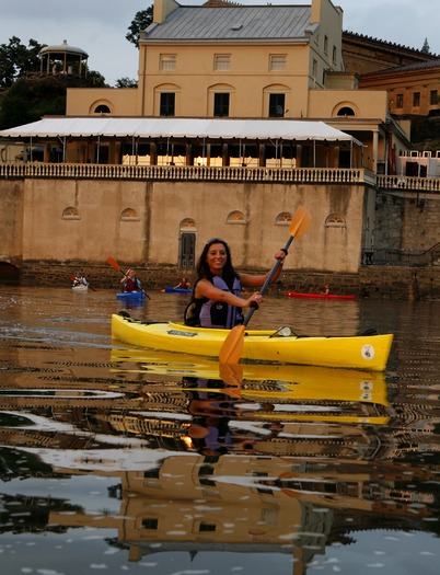 Kayaking on the Schuylkill River