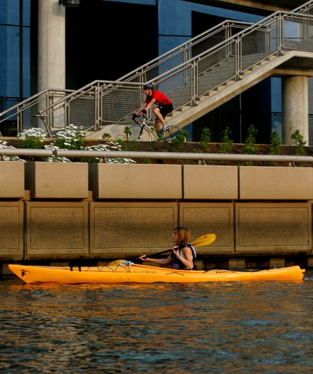 Kayaking on the Schuylkill River