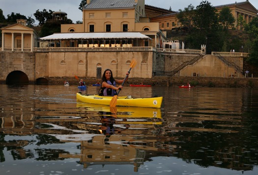 Kayaking on the Schuylkill River