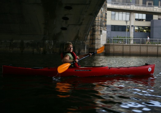 Kayaking on the Schuylkill River