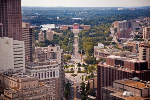 Philadelphia Skyline from City Hall Observation Deck