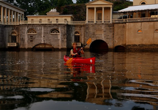 Kayaking on the Schuylkill River