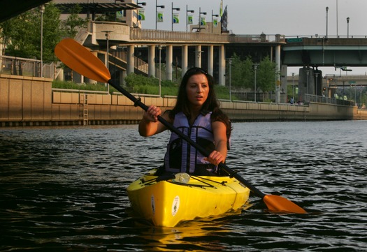 Kayaking on the Schuylkill River