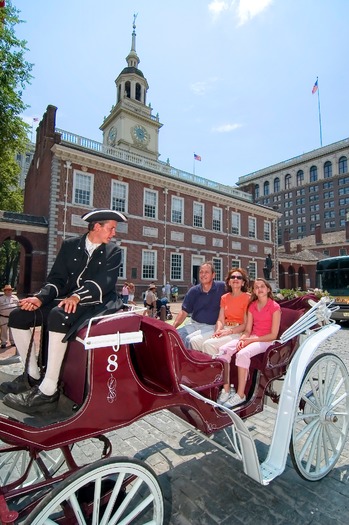 Society Hill by Horse and Buggy