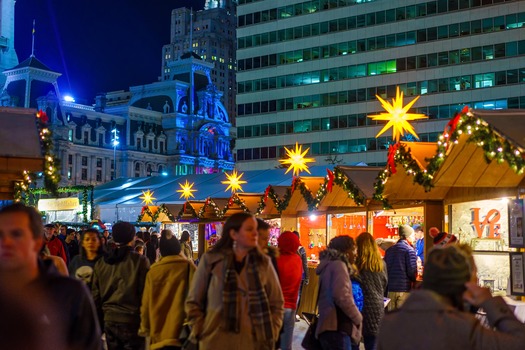 Christmas Village in Philadelphia