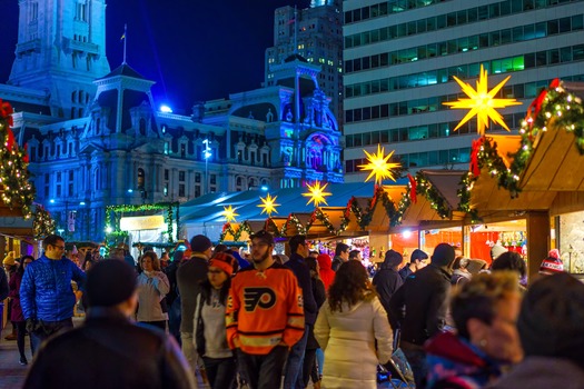 Christmas Village in Philadelphia