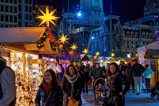 Christmas Village in Philadelphia