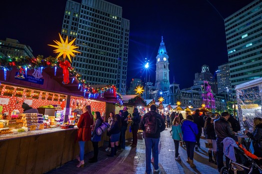 Christmas Village in Philadelphia