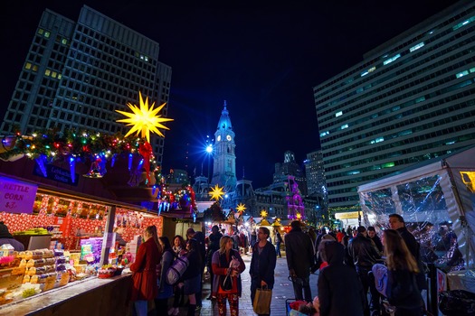 Christmas Village in Philadelphia