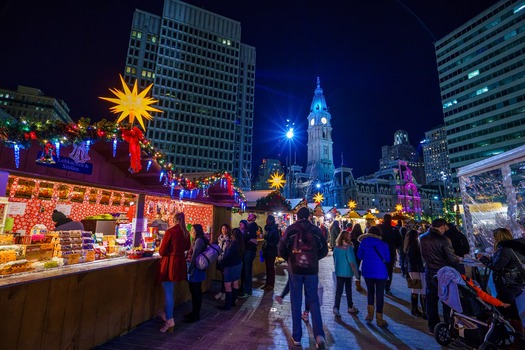 Christmas Village in Philadelphia