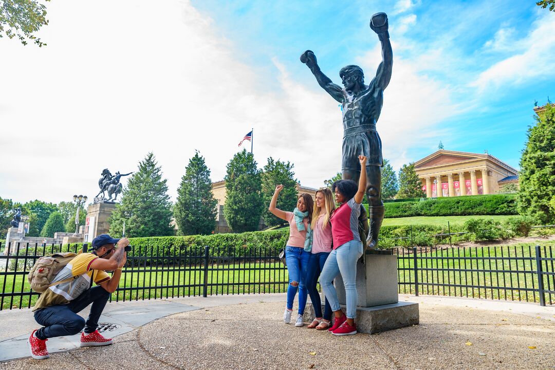 Rocky Statue