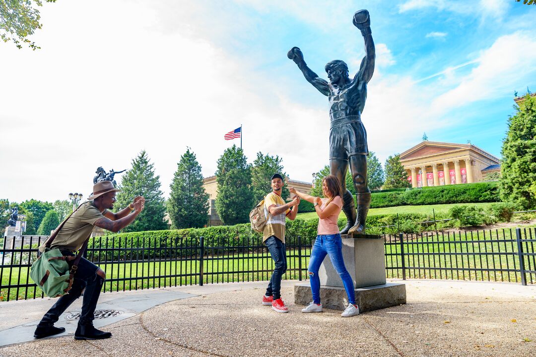 Rocky Statue