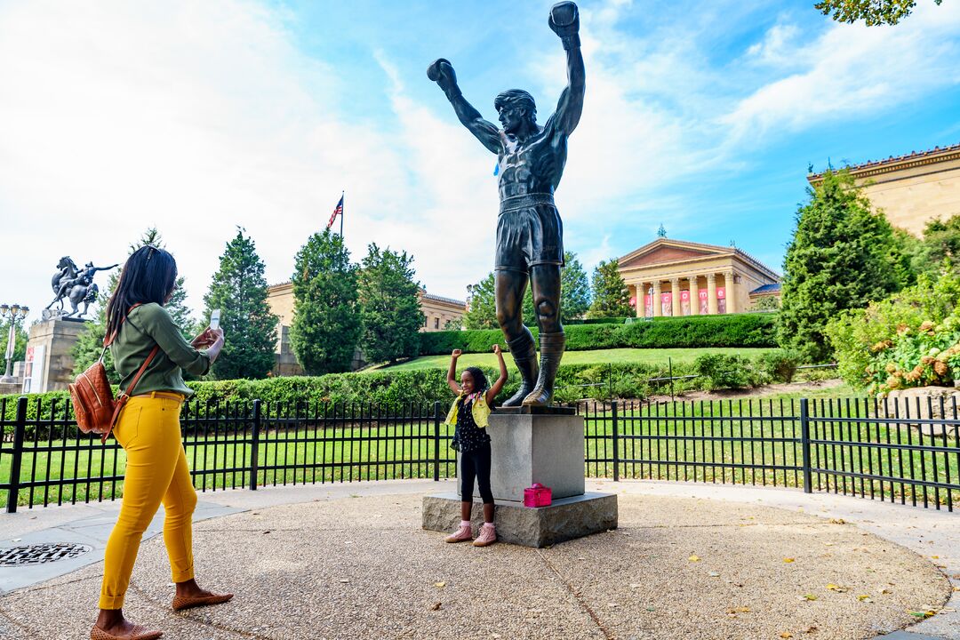 Rocky Statue