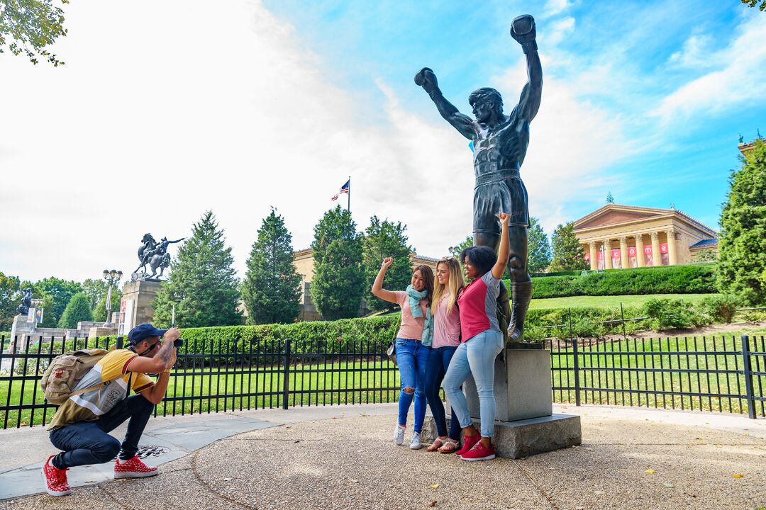 Rocky Statue