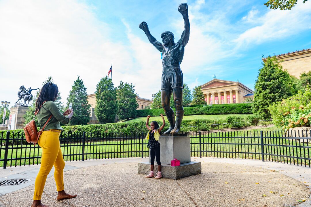 Rocky Statue