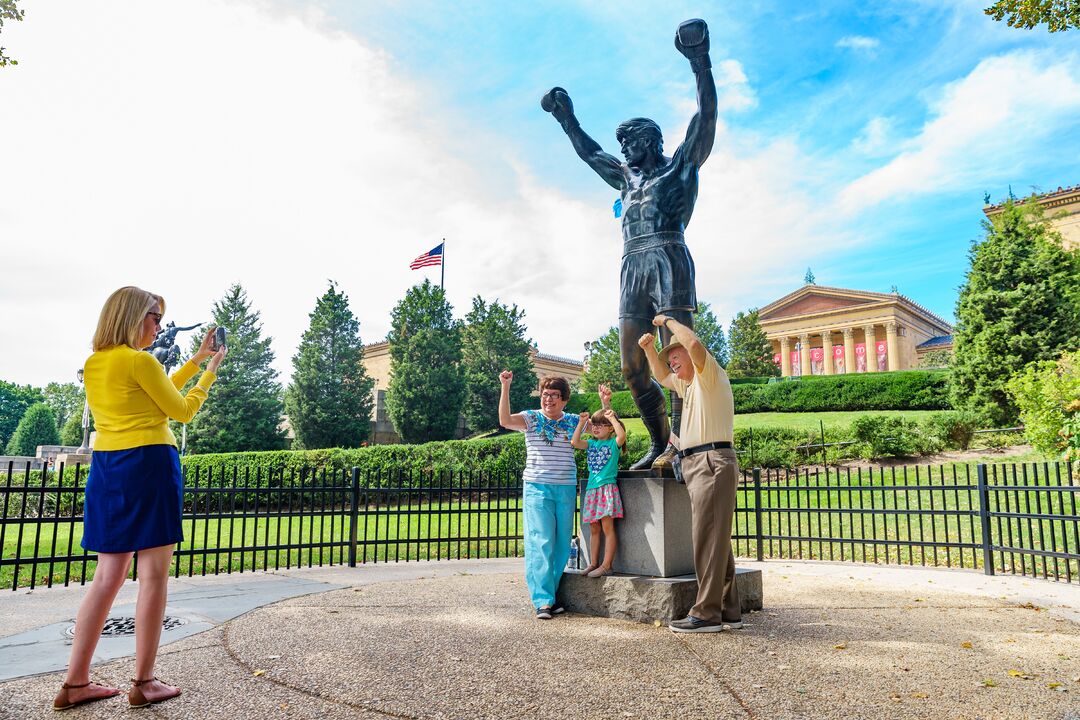 Rocky Statue