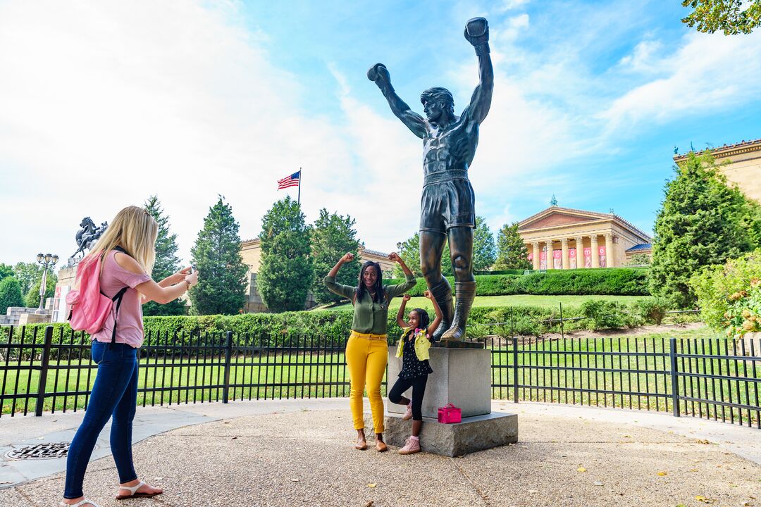 Rocky Statue