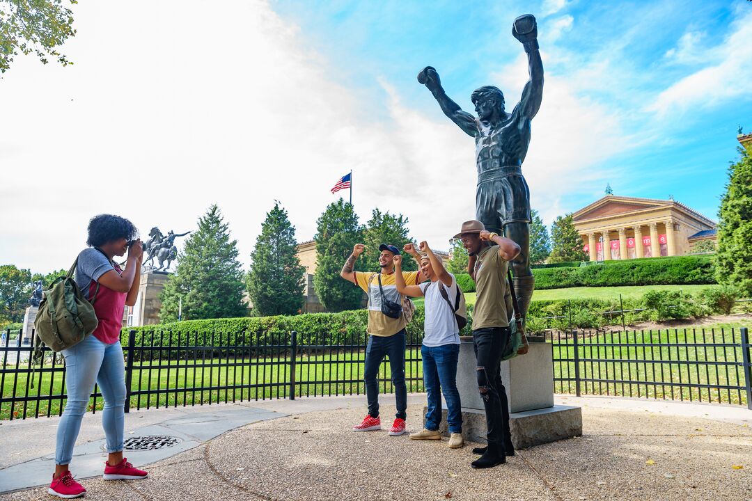 Rocky Statue