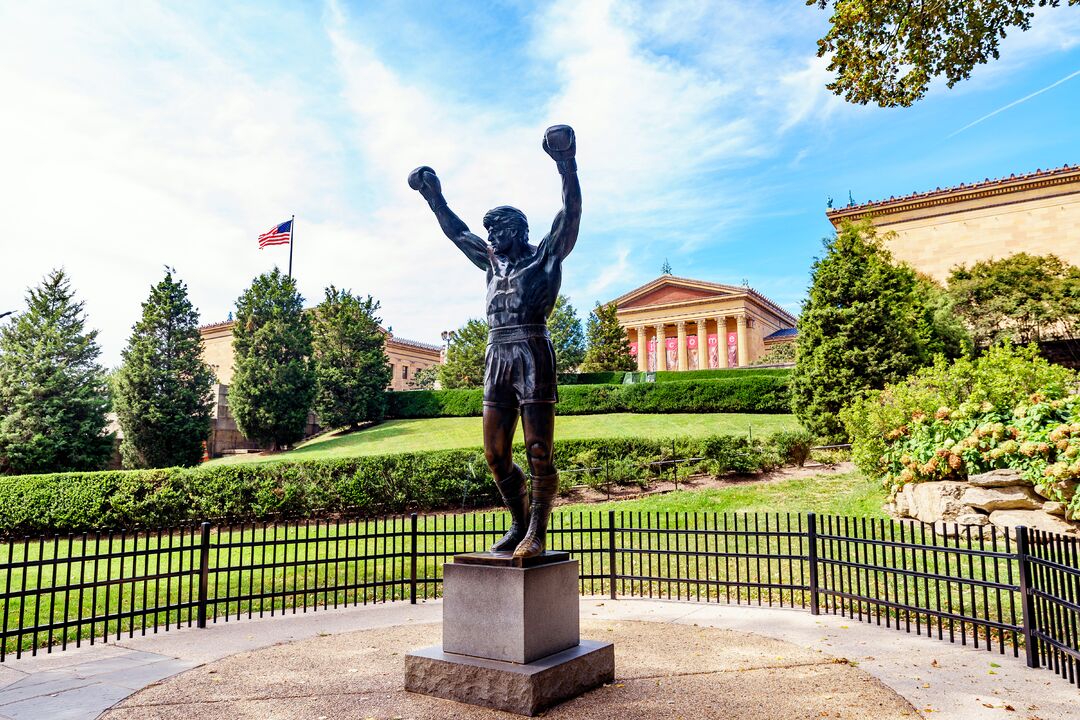 Rocky Statue