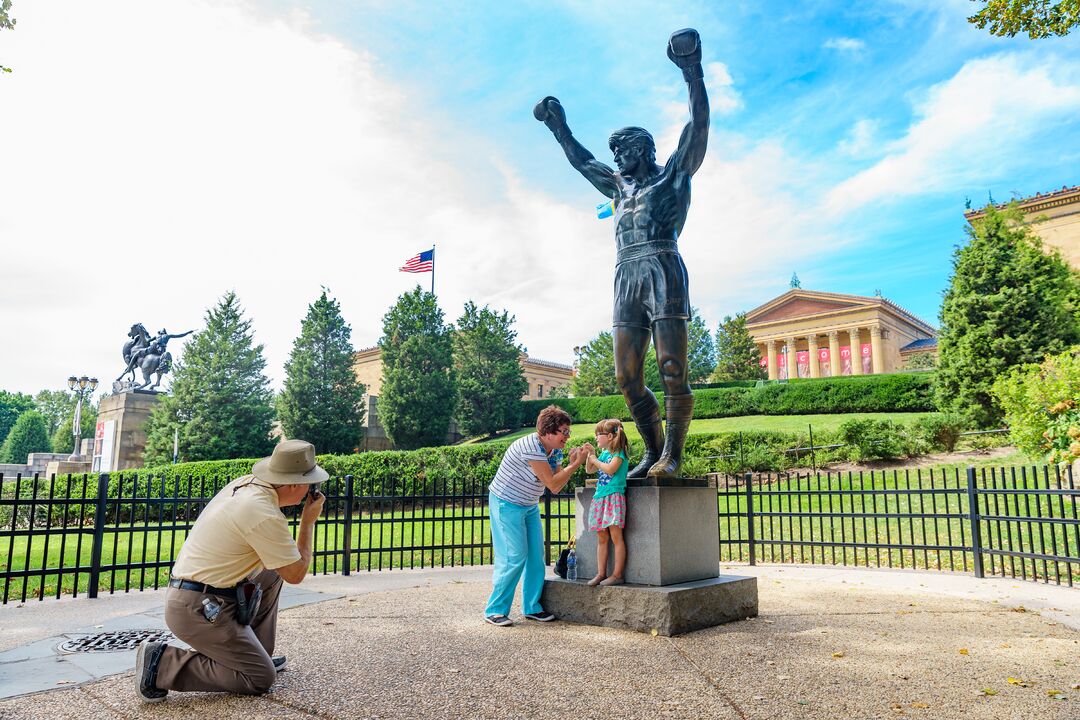 Rocky Statue