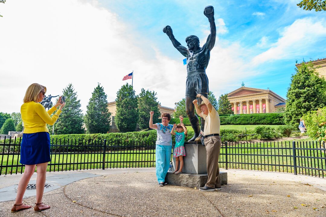 Rocky Statue