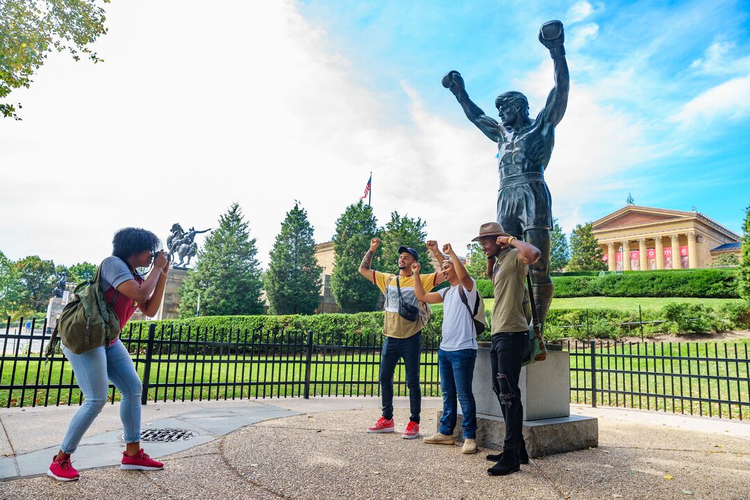 Rocky Statue