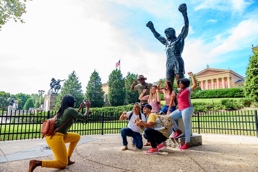 Rocky Statue