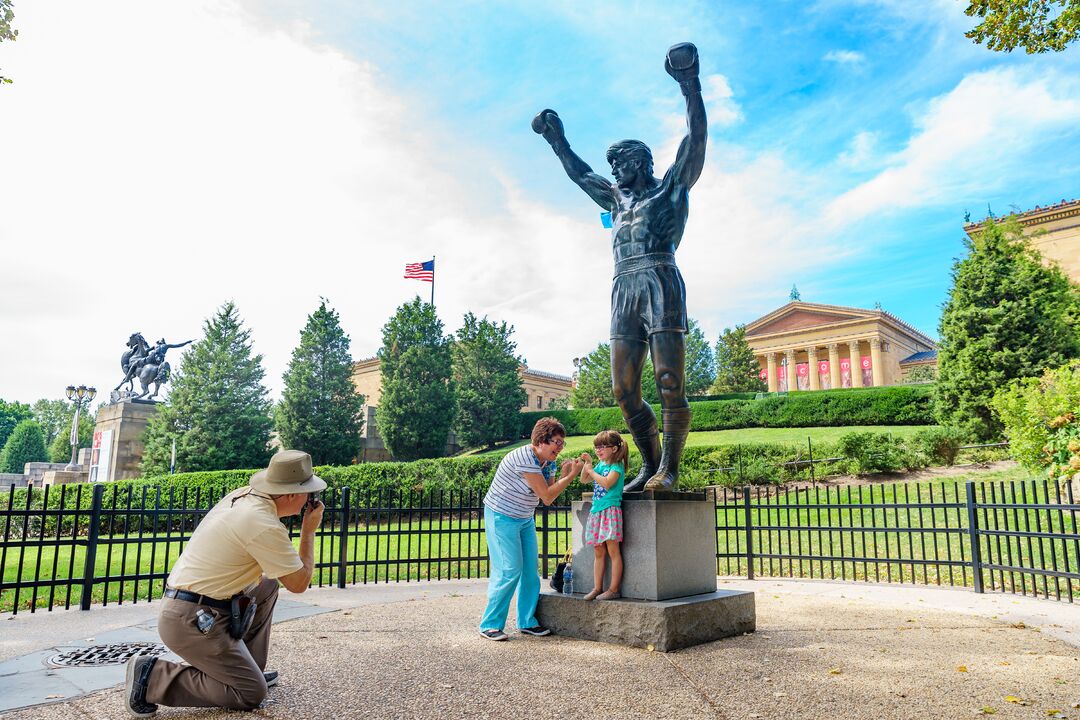 Rocky Statue