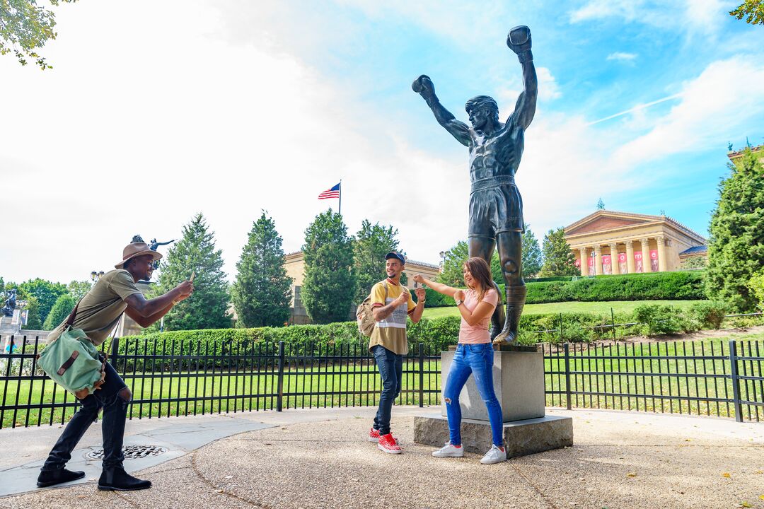 Rocky Statue