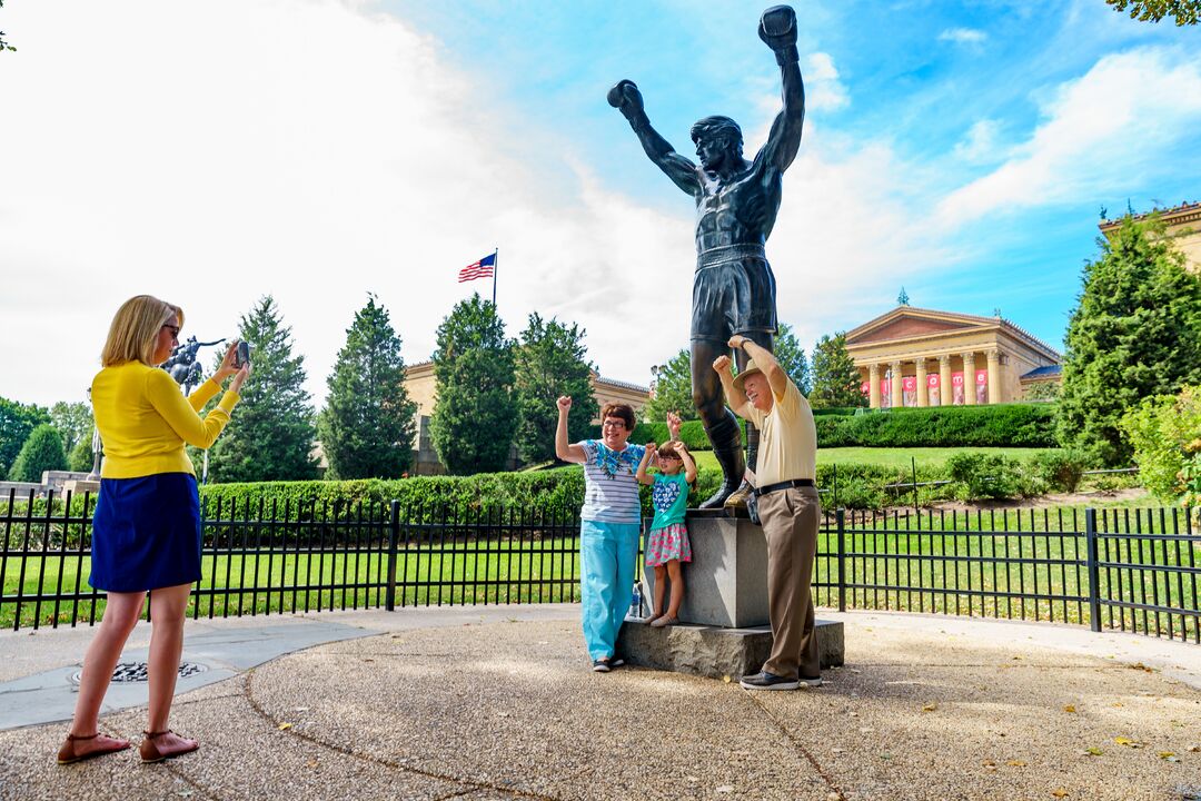 Rocky Statue