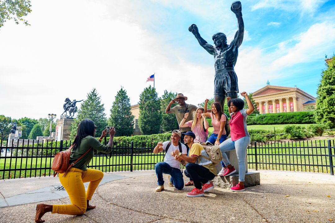 Rocky Statue