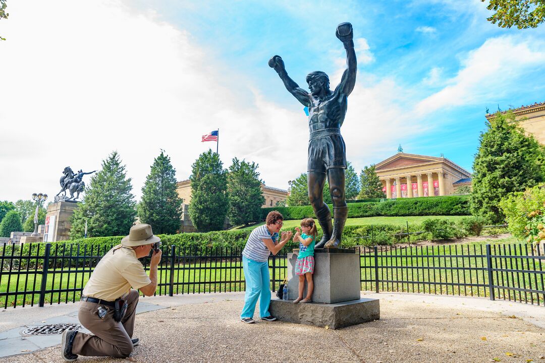 Rocky Statue