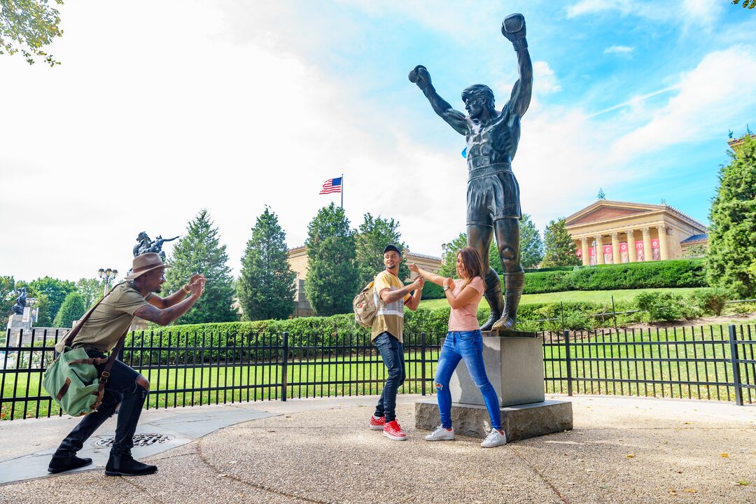 Rocky Statue