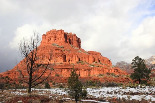 Sedona, AZ Snow - Photo By Laura A Bavetz