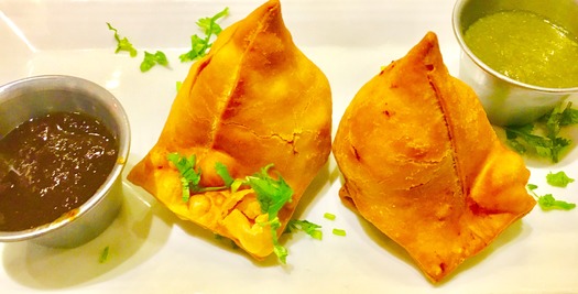 Glendale, AZ Samosa from Saffron, An Authentic Indian Bistro - Photo By Sneha Renebennur