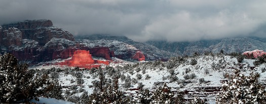 Sedona, AZ Snow - Photo By Jean Beach Hermans