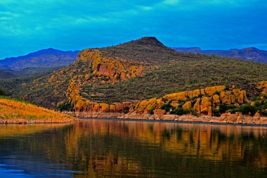 Bartlett Lake, AZ - Photo By Karmela Brower